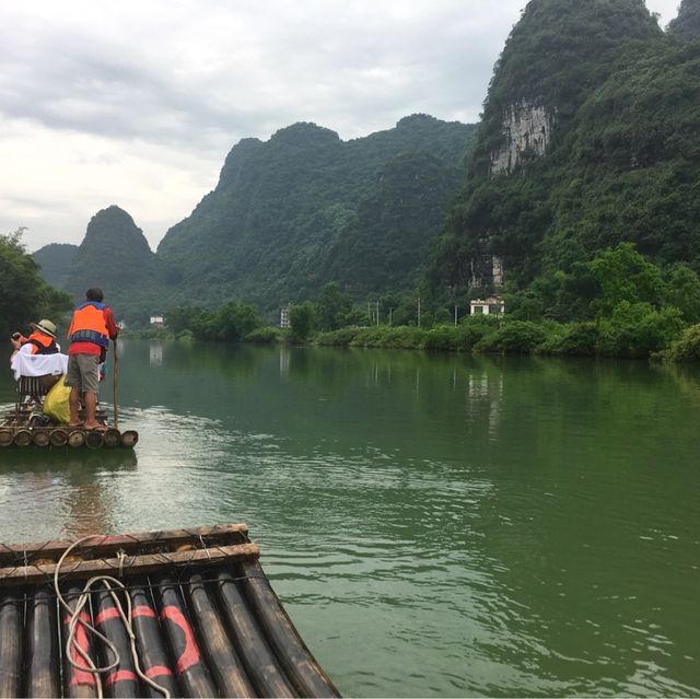 Bamboo Rafting in Guilin