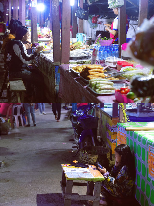 Take you to visit the night market in Nanta, Laos.