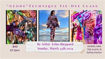 "Geode" Technique Tie-Dye Class | Safety Harbor Art And Music Center