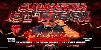 ZONA DE PERREO - DJWESTHER BIRTHDAY CELEBRATION ( INFINITY ULTRA LOUNGE) | Infinity Ultra Lounge & Bar, Garry Street, Winnipeg, MB, Canada