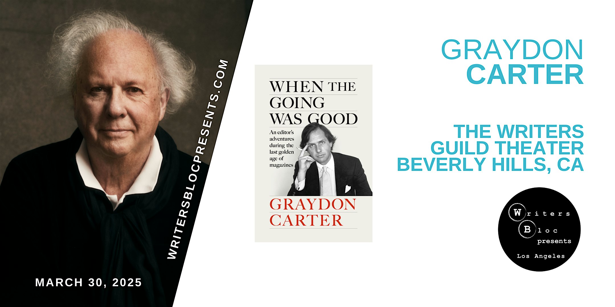 Writers Bloc Presents Graydon Carter | Writers Guild Theater