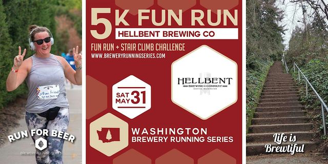 5k Beer Run x Hellbent Brewing Co | 2025 WA Brewery Running Series | Hellbent Brewing Company
