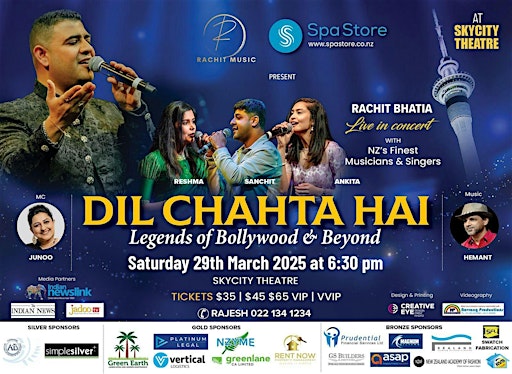 Dil Chahta Hai - Legends of Bollywood and Beyond | SkyCity Theatre