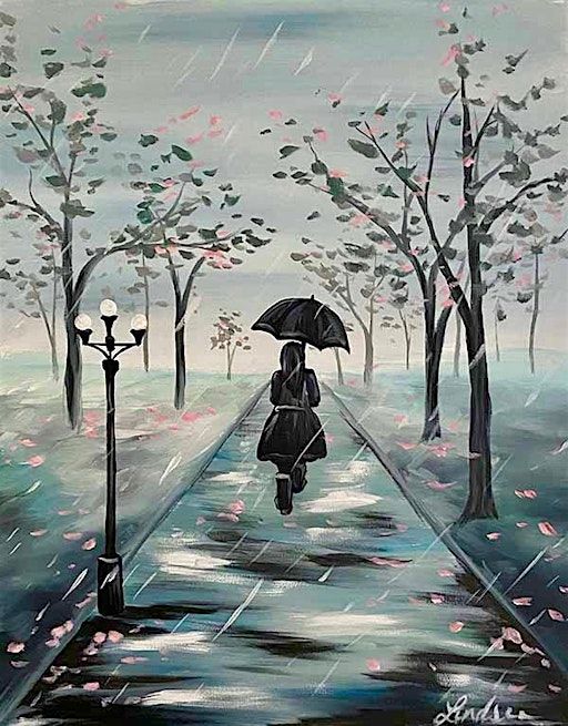 Toledo Public Paint Party – Raining Cherry Blossoms | 5248 Monroe St
