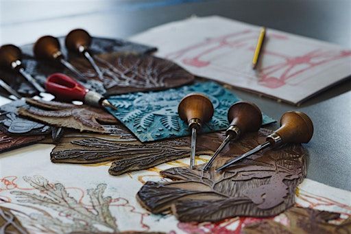 Linocut: Introduction for beginners | Real Art Make Print at Ocean Studios