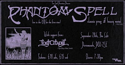 PHANTOM SPELL LIVE at The Loft in PORTSMOUTH, 28/09/25 | The Kings