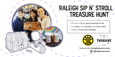 Raleigh Sip N' Stroll Treasure Hunt - Walking Team Scavenger Hunt! | Crank Arm Brewing Company