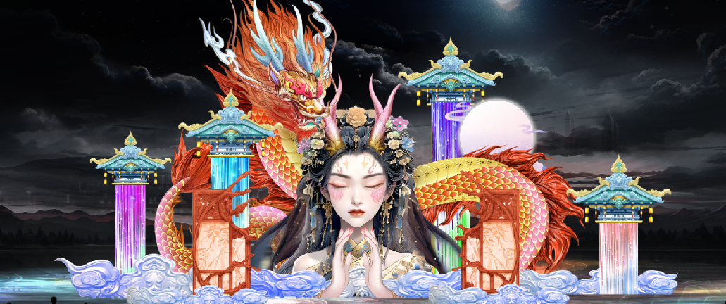 古龍耀今彩燈遊園會 | 松山區罕山街與寶山路交叉口