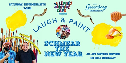 LAUGH & PAINT || Dr Lemco's Creative Club @ Chez Greenberg | Chez Greenberg