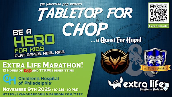 The Vanguard Presents: Tabletop for CHOP! | 173 E Main St