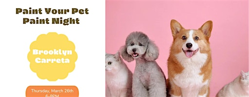 Paint Your Pet Paint Night | Brooklyn Carreta Bar & Carts