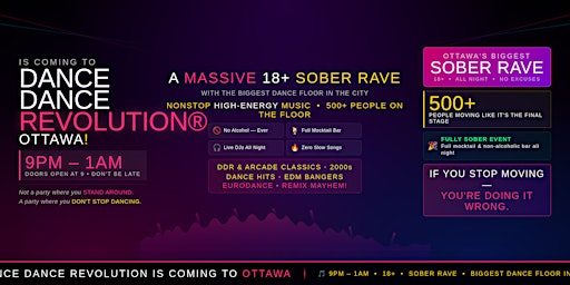 DANCE DANCE : SOBER RAVE | 1101 Baxter Rd