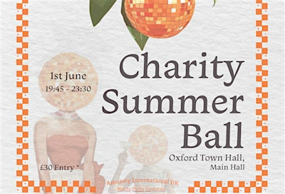 Charity Summer  Ball | Oxford Town Hall