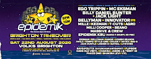 epidemik Brighton Takeover Sat 22nd August - Volks Brighton | Volks Brighton
