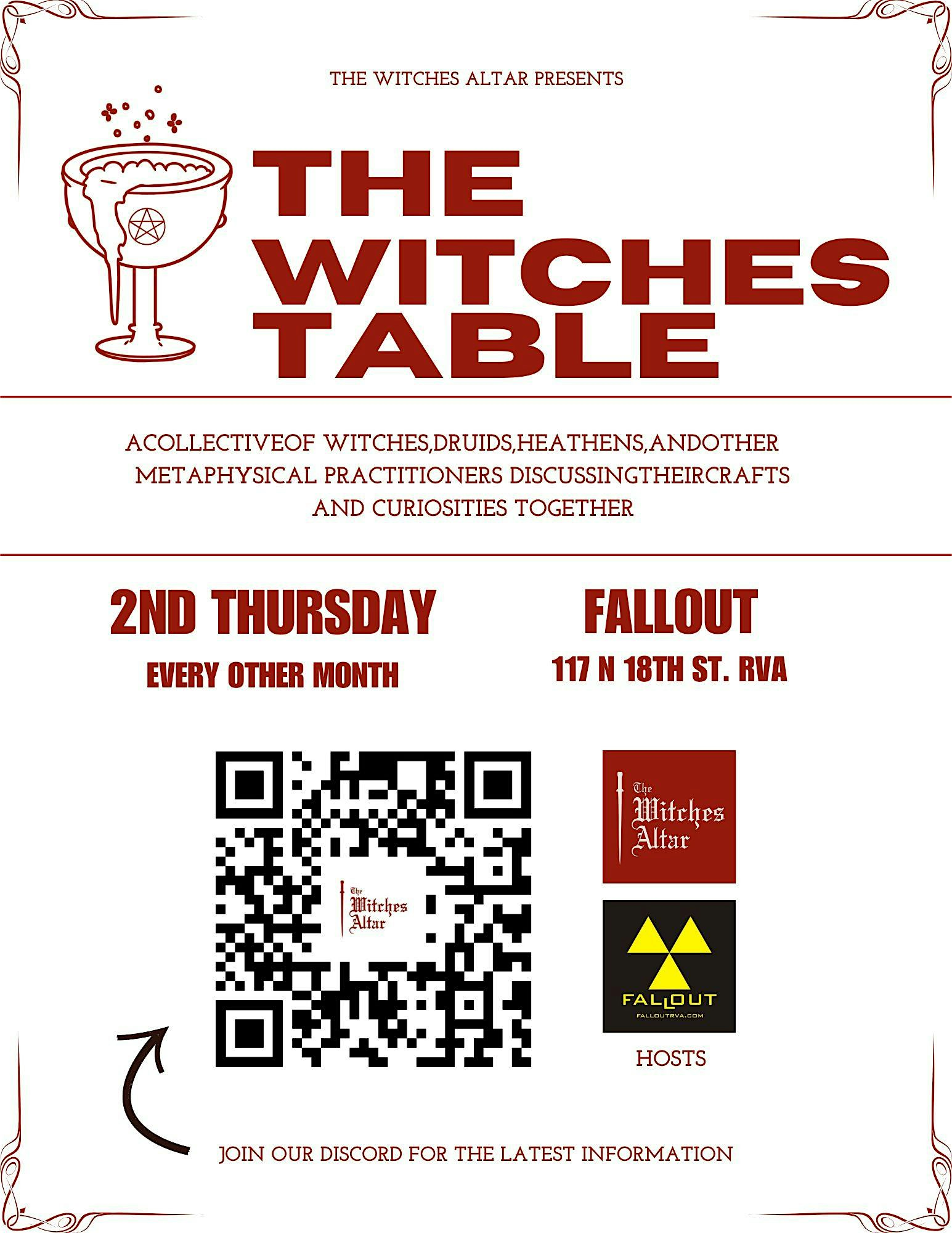 Witches Table Richmond | Fallout