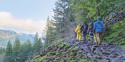 Sweet Creek Falls Trail Party - Central Coast | Sweet Creek Falls Trailhead