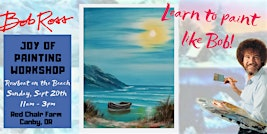Rowboat on the Beach - Bob Ross Joy of Painting Workshop | Red Chair Farm LLC