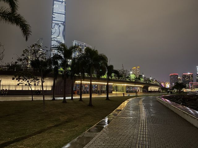 迷人夜景 西九文化區