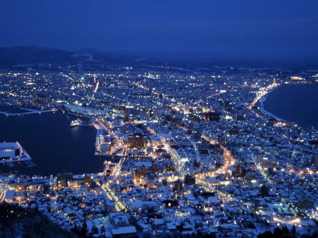 函館山の夜景（函館ロープウェイ）