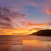 Great sunset view, worth the price we paid