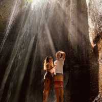 Magical Waterfall touching the sky