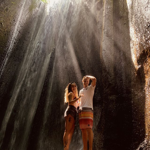 Magical Waterfall touching the sky