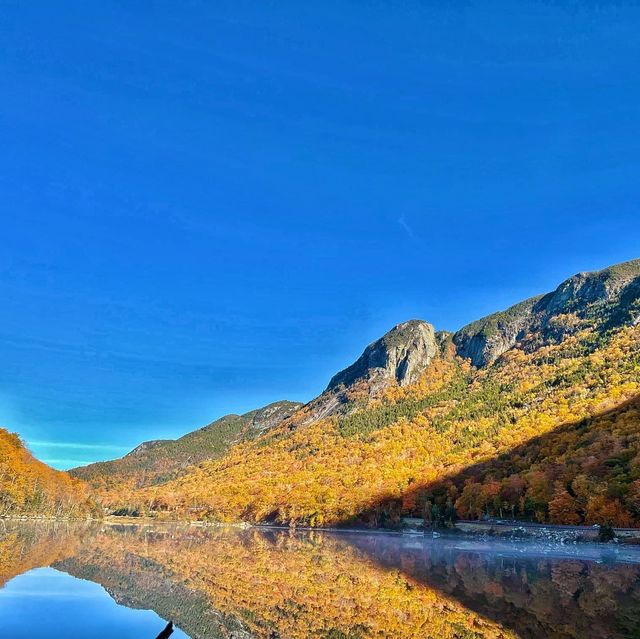 Perfect fall reflection on Profile Lake