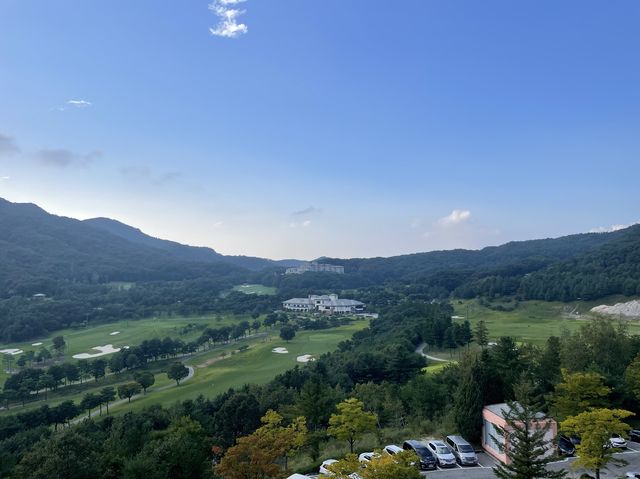 산림욕을 즐기며 모임을 즐길 수 있는 리조트⛰ ️