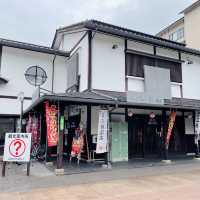 【鳥取県:三朝】三徳川のすぐそばを流れる三朝温泉のシンボル河原風呂。