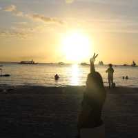 Chasing the Boracay sunset