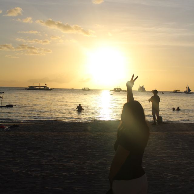 Chasing the Boracay sunset