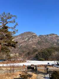 산정호수를 바라보는 호수뷰 한옥베이커리카페 #가비가배