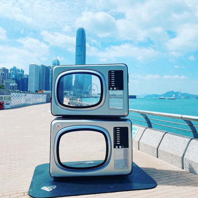 中環維多利亞港海濱欣賞懷舊香港
