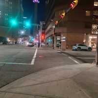 Downtown Calgary ft. YYC tower at night