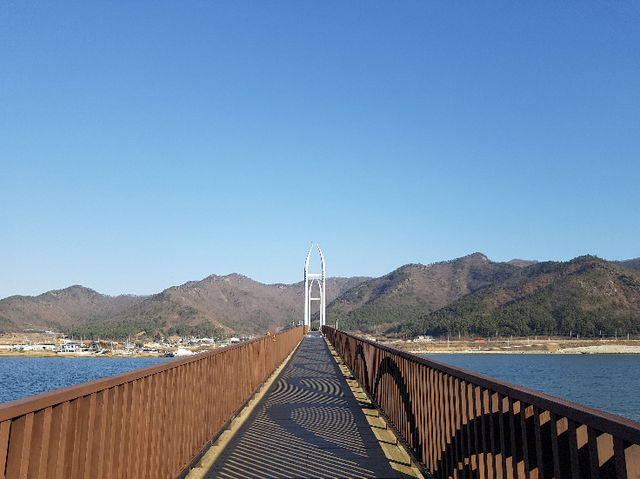 겨울바다길 드라이브 가우도 꿀렁다리
