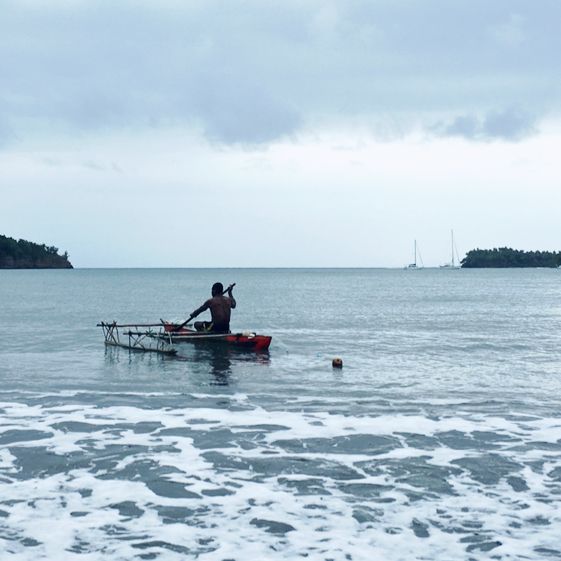 the island of the film about Vanuatu tribes