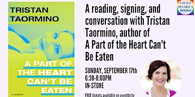 Conversation and Signing with Tristan Taormino (Washington) | Little District Books