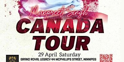 The Comic Singh AKA Manpreet Singh Live in Winnipeg on 29th April | Grand Royal Legacy