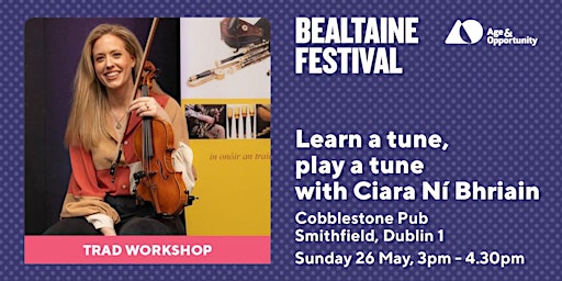 Bealtaine 2024: Trad music workshop with Ciara Ní Bhriain | Cobblestone- Backroom