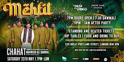 MEHFIL QAWWALI NIGHT | 229 London