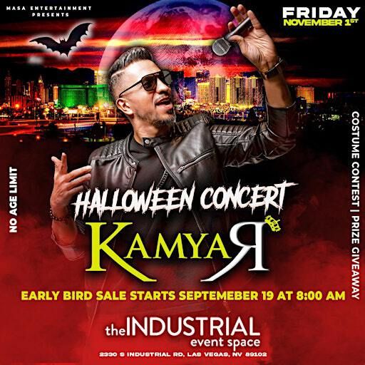 Vegas Halloween Concert with Kamyar | the INDUSTRIAL event space, South Industrial Road, Las Vegas, NV, USA