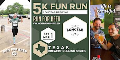 5k Beer Run x Longtab Brewing | 2025 Texas Brewery Running Series | Longtab Brewing Company