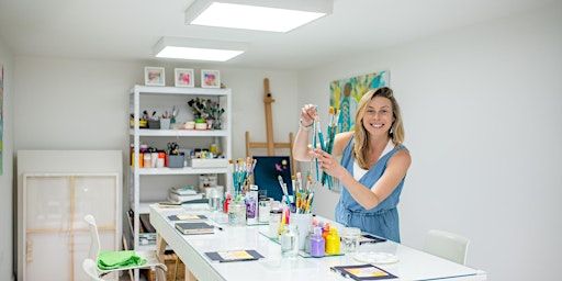 Intuitive Abstract Art Journaling Painting Workshop Brighton & Hove | Magdalena's Abstract Art Studio