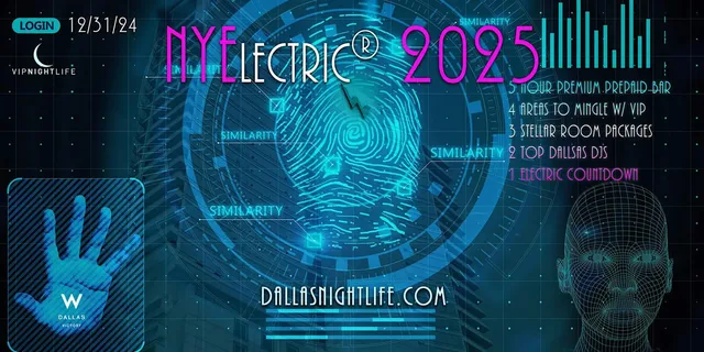 NYElectric 2025 Dallas New Year's Eve Party | W Dallas Rooftop - Altitude