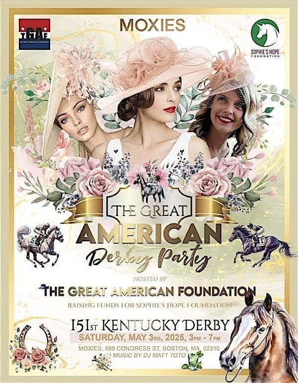 The Great American Derby Party 2025 | Moxies Boston Seaport Restaurant
