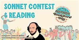IBD 2025: Sonnet Contest and Reading | Itinerant Literate Bookstop