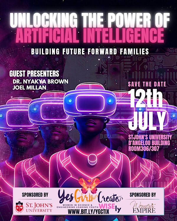 Yes Girls Create Building Future Forward Families with AI | St. John's University