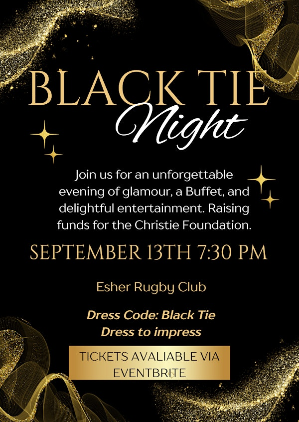 Black Tie Evening | Esher Rugby Club