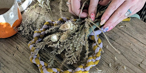 Macrame & Dried Flower Autumn Wreath Workshop | Small Plants