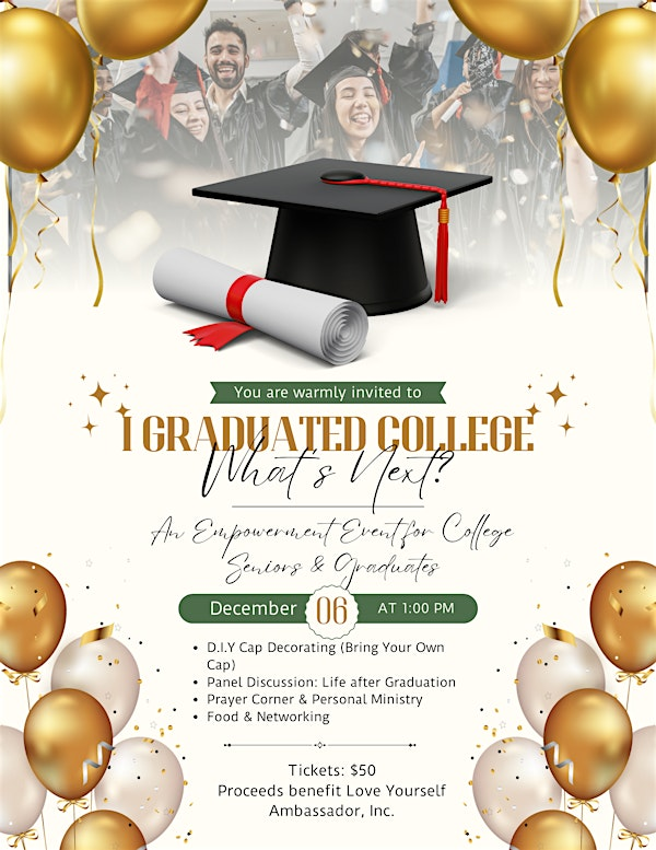 I Graduated College, What's Next? | 10074 S Choctaw Dr